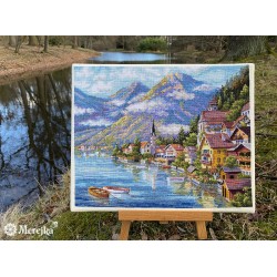 K192 - Alpių kaimas (Alpine Village) siuvinėjimo rinkinys Merejka