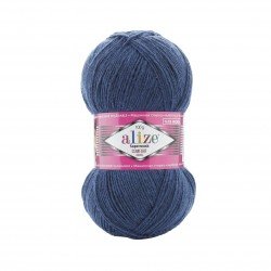 846 - jūros mėlyna Alize Superwash Comfort 100