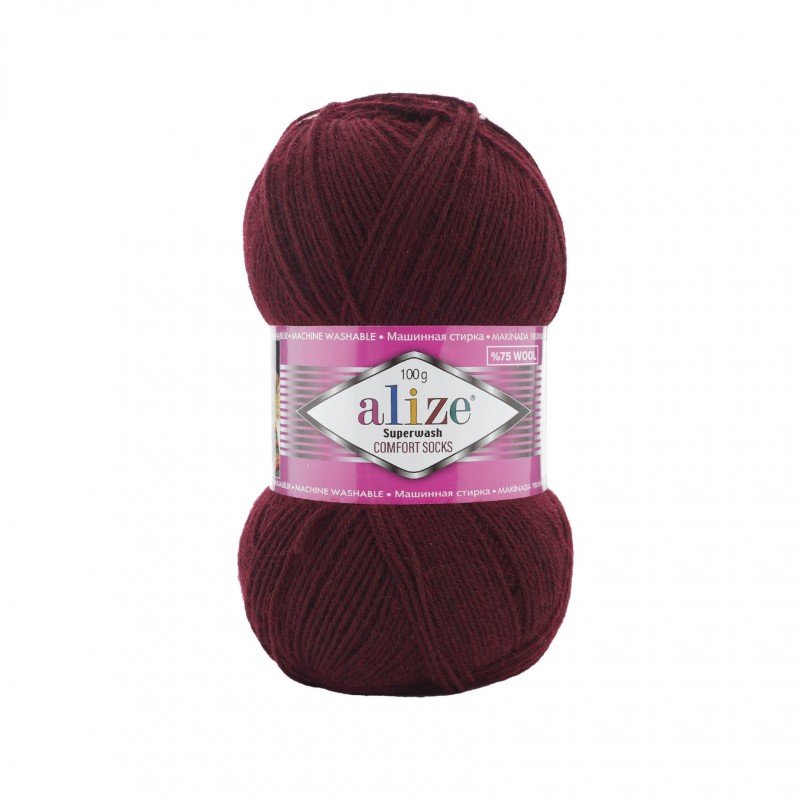 578 - bordo Alize Superwash Comfort 100