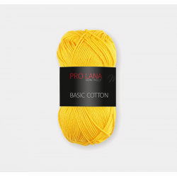 22 - geltona Pro Lana Basic Cotton