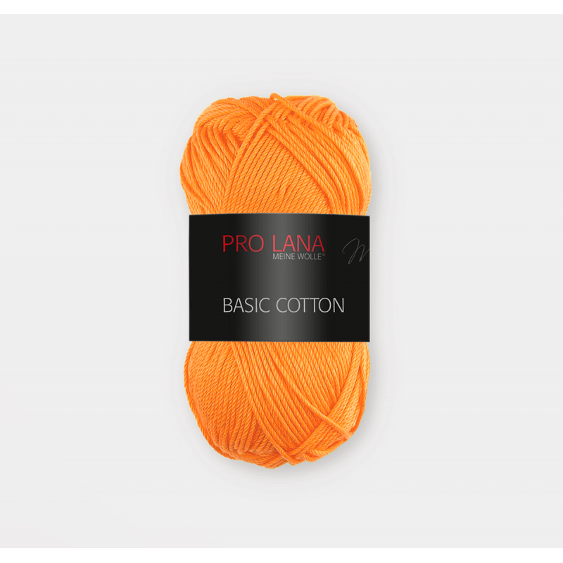 28 - šviesi oranžinė Pro Lana Basic Cotton
