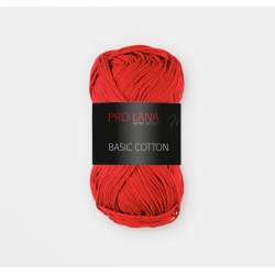 31 - skaisčiai raudona Pro Lana Basic Cotton