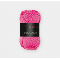 36 - ryški rožinė Pro Lana Basic Cotton