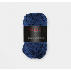 50 - tamsi mėlyna Pro Lana Basic Cotton