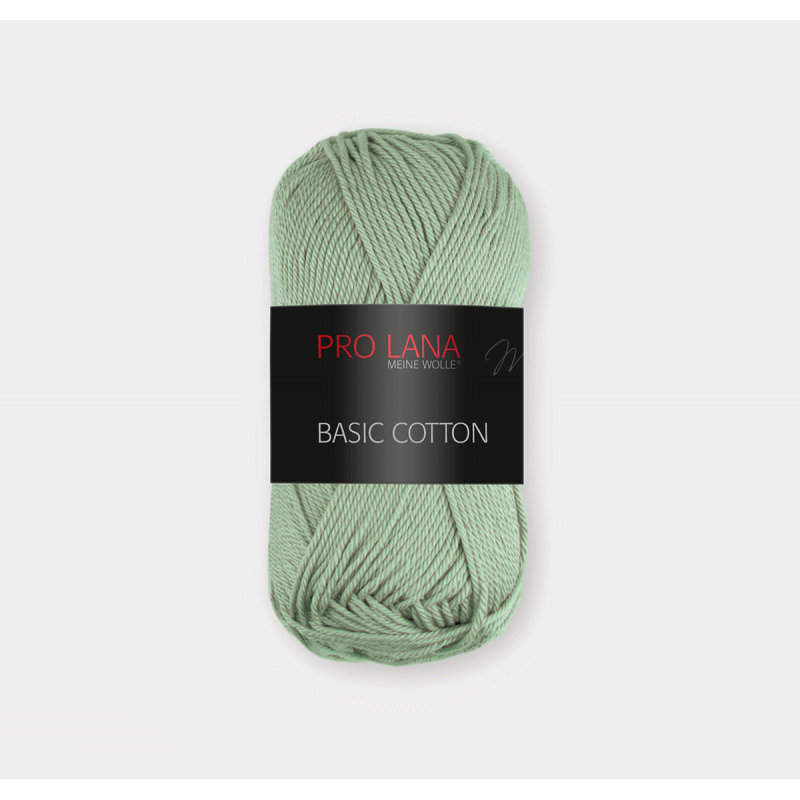 62 - sendinta žalsva Pro Lana Basic Cotton 62 - sendinta žalsva Pro Lana Basic Cotton