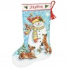 D70-08963 - Winter Friends Christmas Stocking siuvinėjimo rinkinys Dimensions