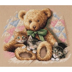 D35236 - Teddy & Kittens siuvinėjimo rinkinys Dimensions