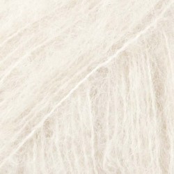 01 - beveik balta DROPS Brushed Alpaca Silk