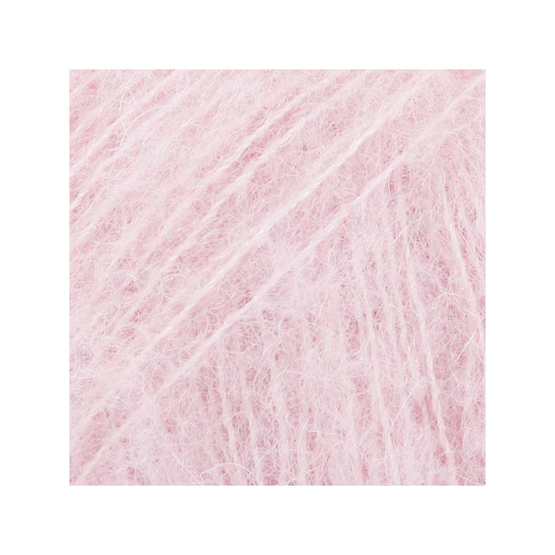 12 - rausva pudra DROPS Brushed Alpaca Silk