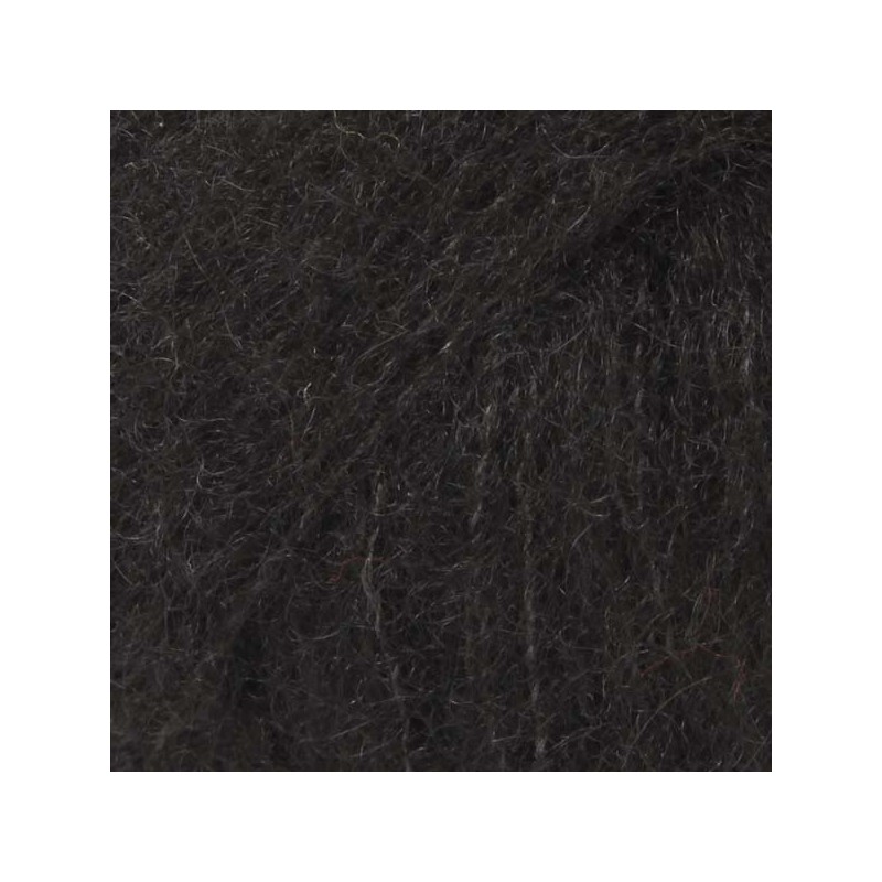 16 - juoda DROPS Brushed Alpaca Silk