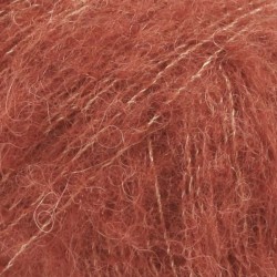 24 - rūdžių DROPS Brushed Alpaca Silk