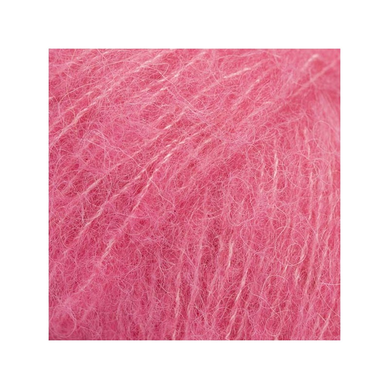 31 - ryški rožinė DROPS Brushed Alpaca Silk