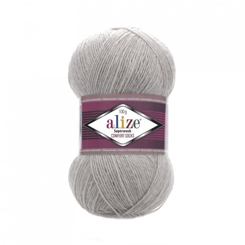 21 - pilka Alize Superwash Comfort 100